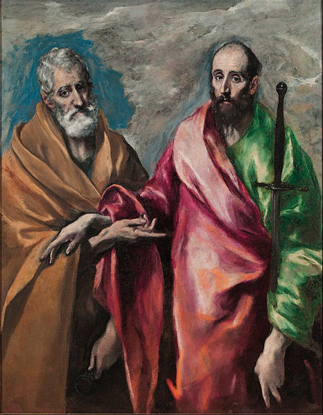 Pedro y Pablo  de el Greco